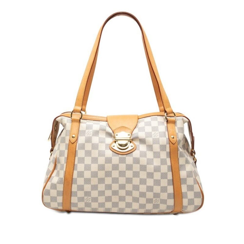 Louis Vuitton Damier Azur Stresa PM Shoulder Bag White